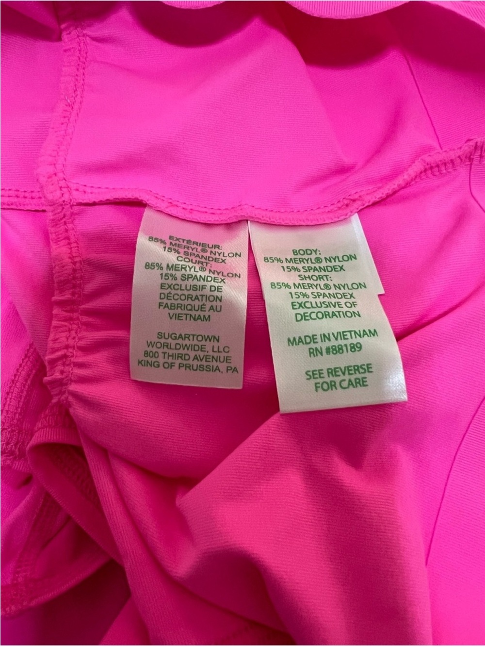Lilly Pulitzer Bright Hot Pink Ruffled Mini Skirt - Picture 10 of 10